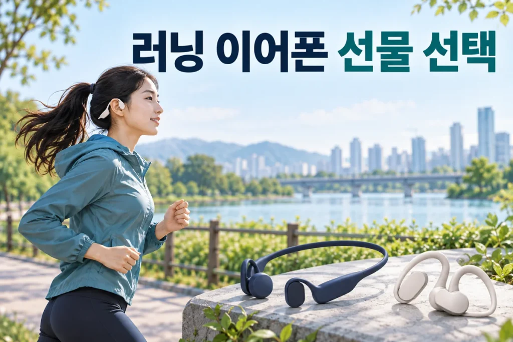 러닝 좋아하는 사람 선물 추천, 샥즈 오픈런·볼티움 에어코어 착용 방식 비교