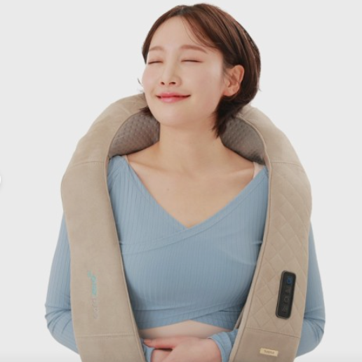 휴플러스 무선 목 어깨 안마기 마사지기 듀얼태핑 두드림 코드제로 Cordzero-3300